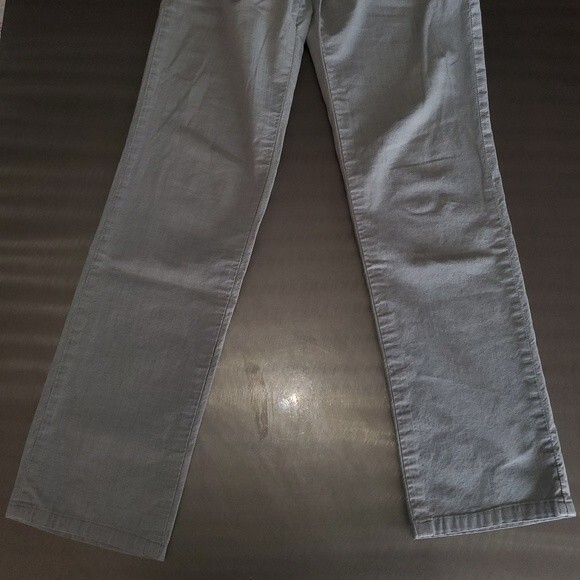 John Varvatos Gray Straight Slim Leg Contrast Stitch Trouser Pants 30 R - Picture 3 of 11
